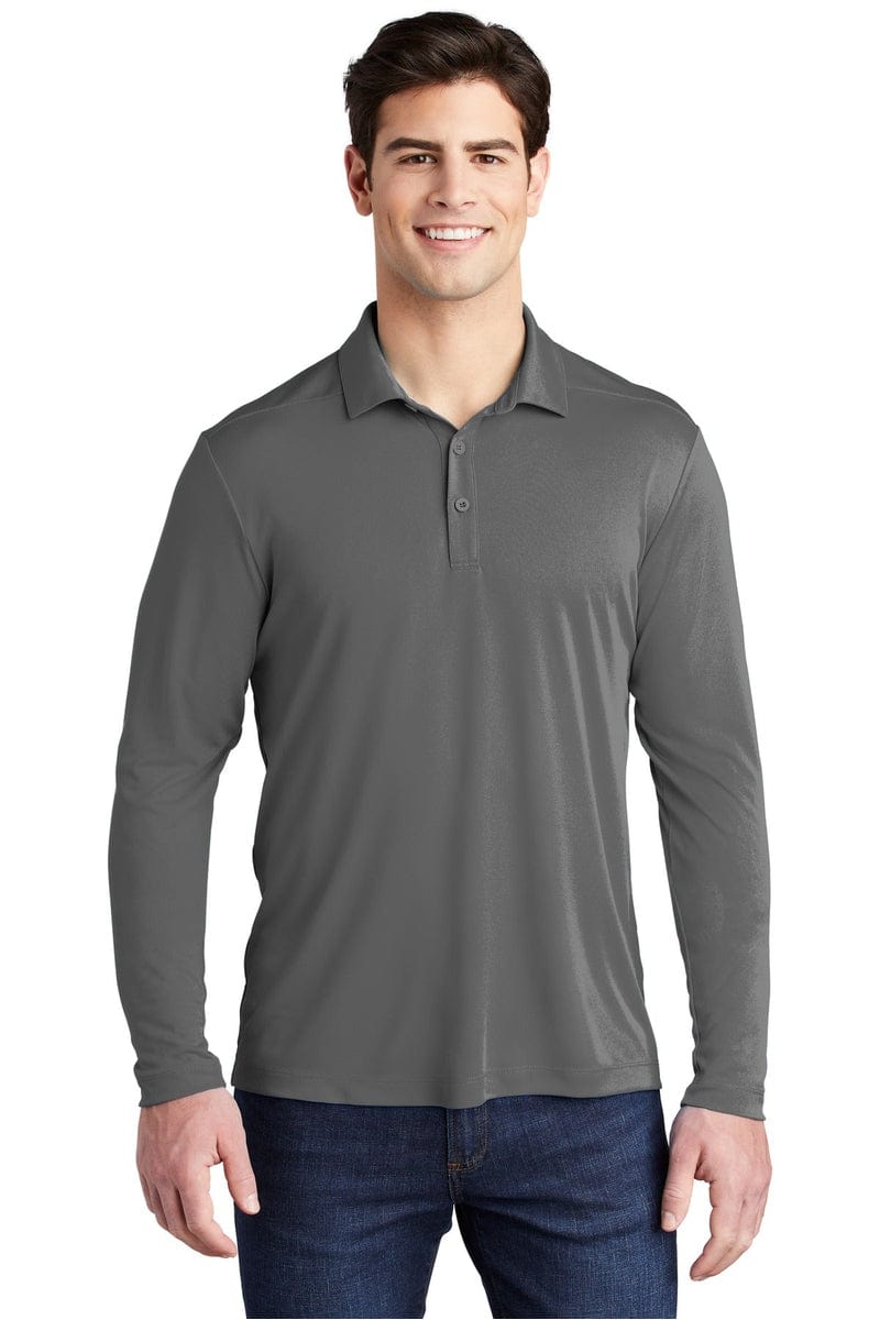 Sport-Tek Polos/Knits Sport-Tek ST520LS: Posi-UV Pro Long Sleeve Polo