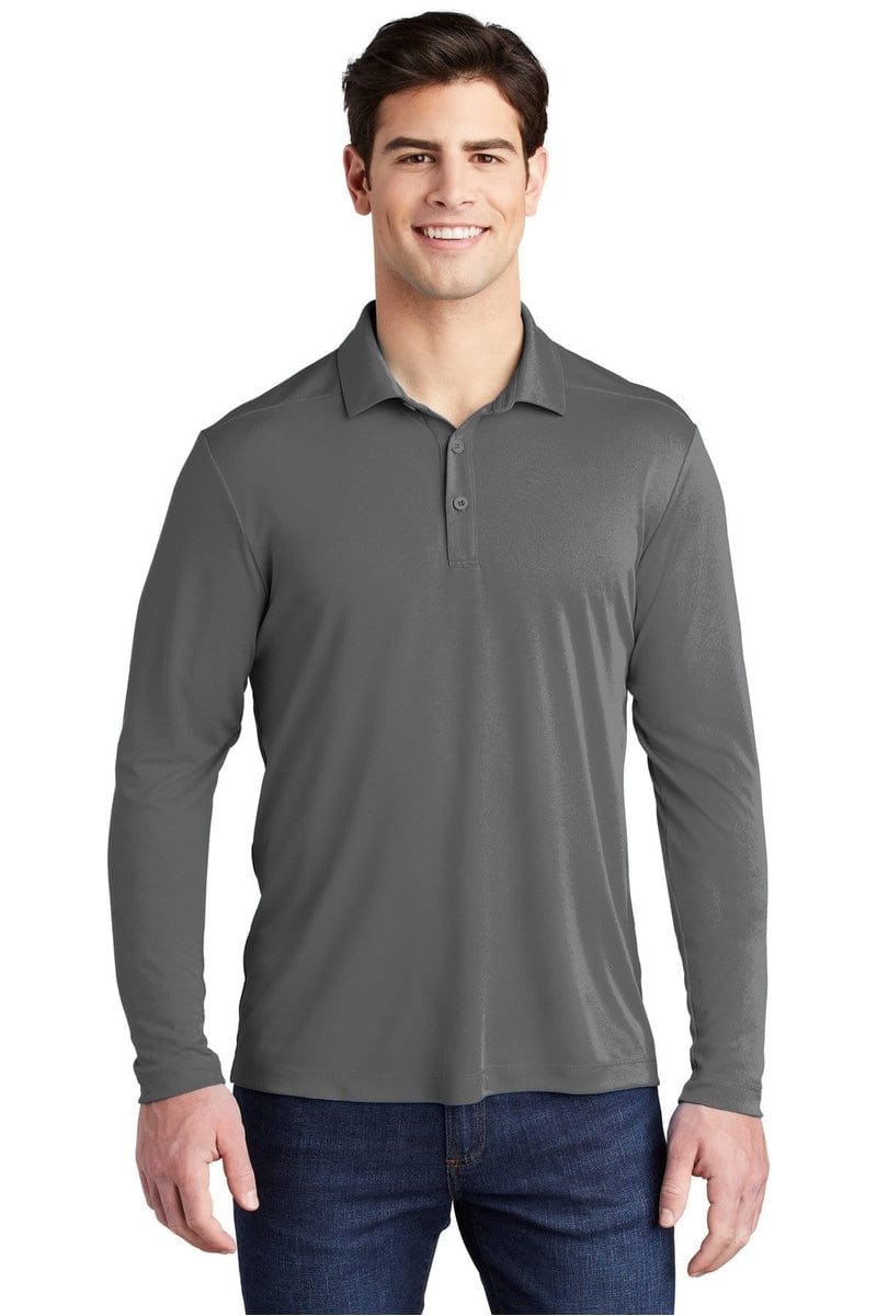 Sport-Tek Polos/Knits Sport-Tek ST520LS: Posi-UV Pro Long Sleeve Polo