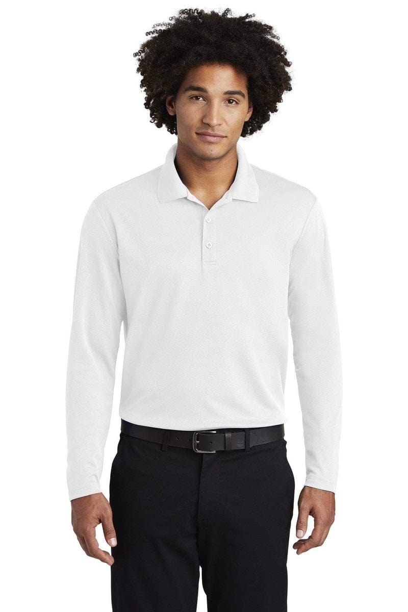 Sport-Tek Polos/Knits Sport-Tek ST640LS: PosiCharge RacerMesh Long Sleeve Polo