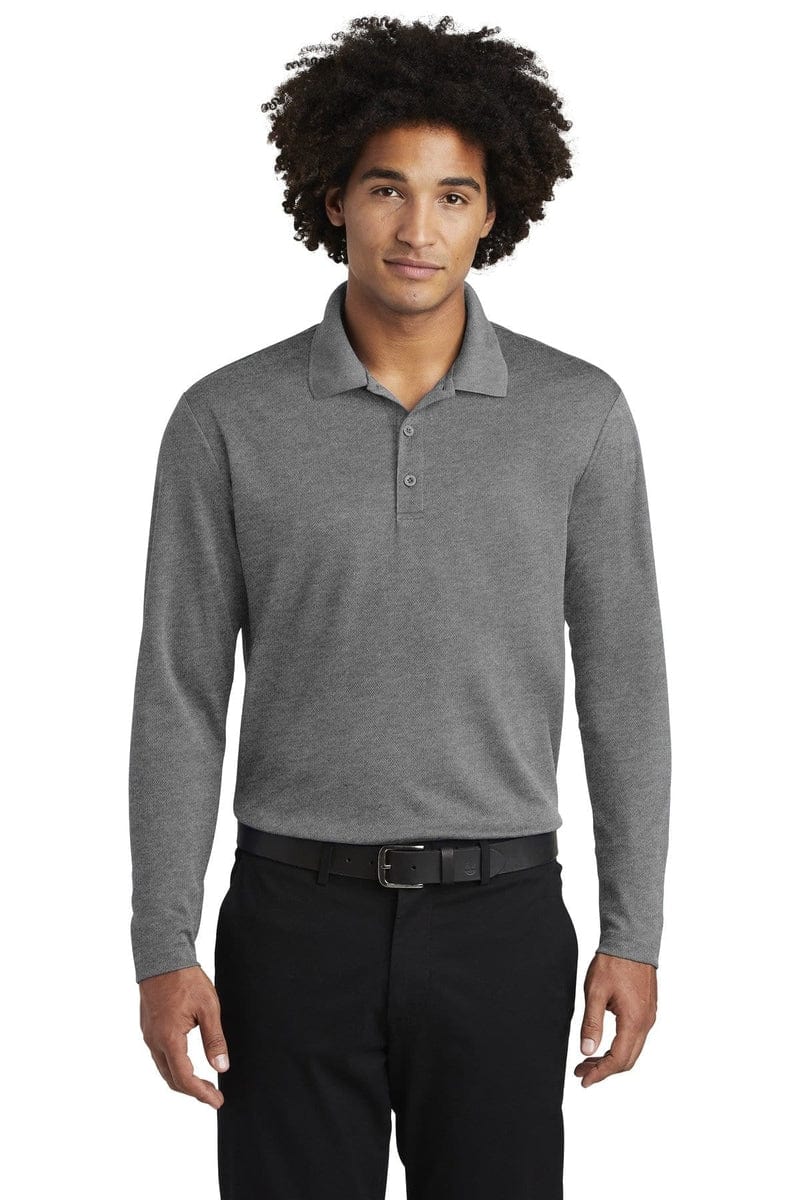 Sport-Tek Polos/Knits Sport-Tek ST640LS: PosiCharge RacerMesh Long Sleeve Polo