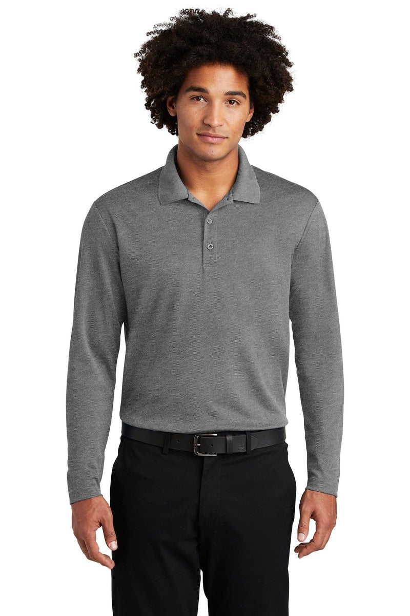 Sport-Tek Polos/Knits Sport-Tek ST640LS: PosiCharge RacerMesh Long Sleeve Polo