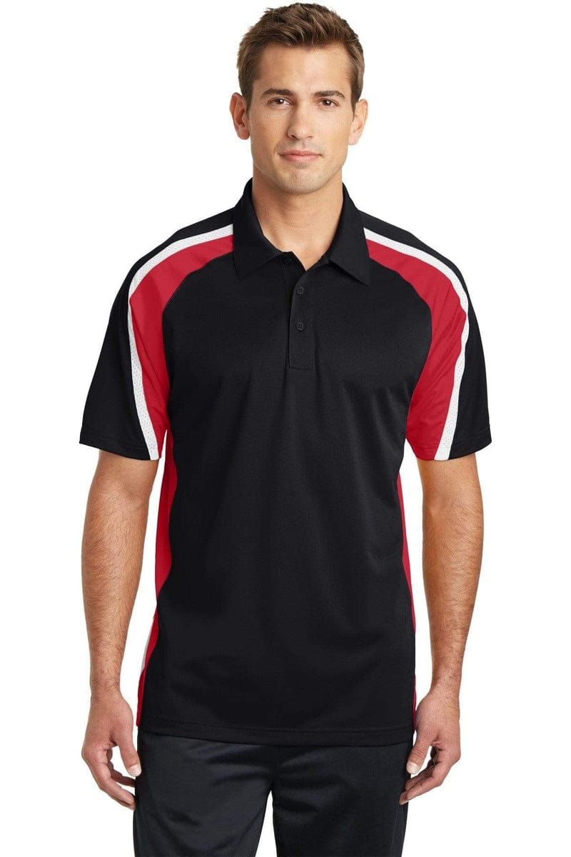 Sport-Tek Polos/Knits Sport-Tek ST654: Tricolor Micropique Sport-Wick Polo
