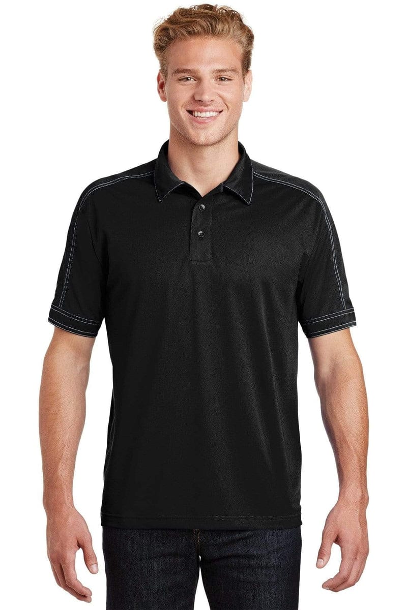 Sport-Tek Polos/Knits Sport-Tek ST659: Contrast Stitch Micropique Sport-Wick Polo