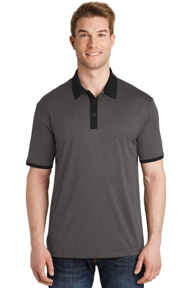 Sport-Tek Polos/Knits Sport-Tek ST667: Heather Contender Contrast Polo