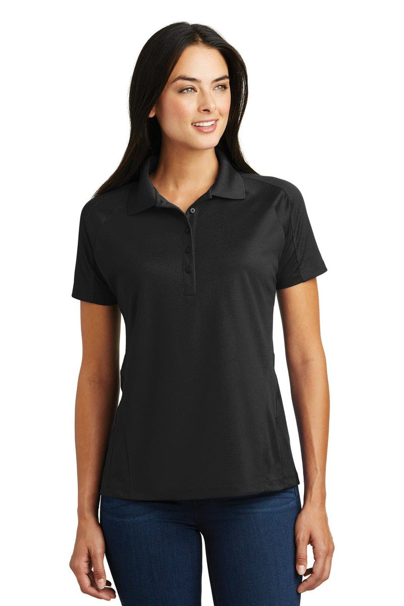 Sport-Tek Polos/Knits XS / Black Sport-Tek L474: Ladies Dri-Mesh Pro Polo