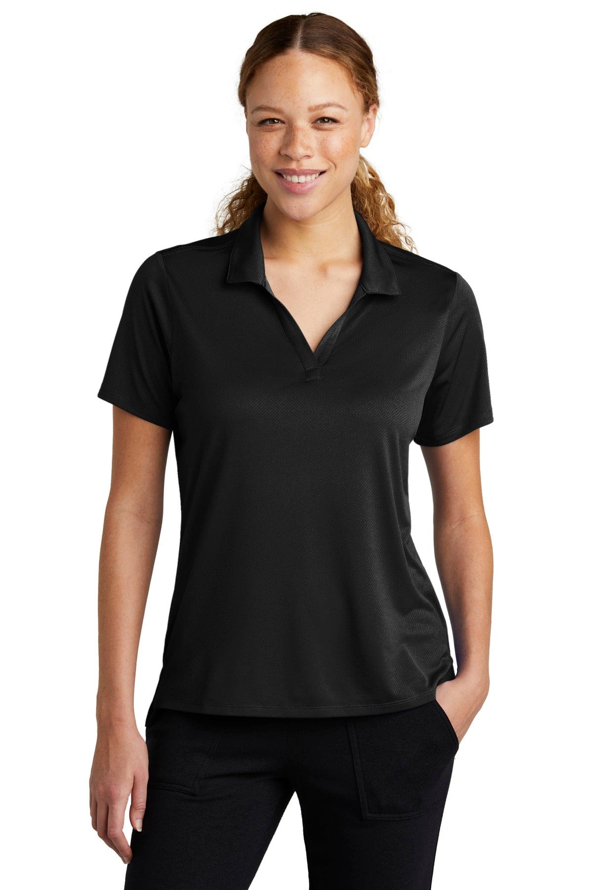 Sport-Tek Polos/Knits XS / Black Sport-Tek Ladies Sideline Polo LST535