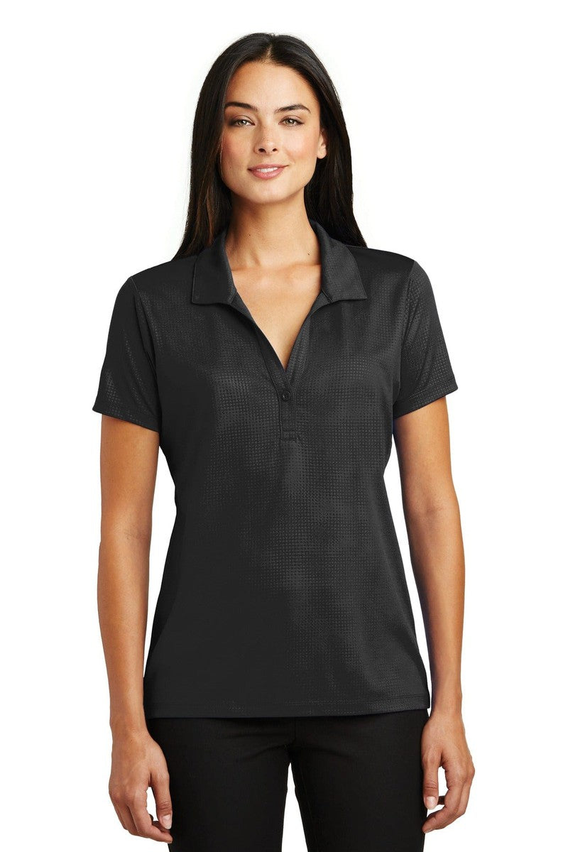 Sport-Tek Polos/Knits XS / Black Sport-Tek LST630: Ladies Embossed PosiCharge Tough Polo