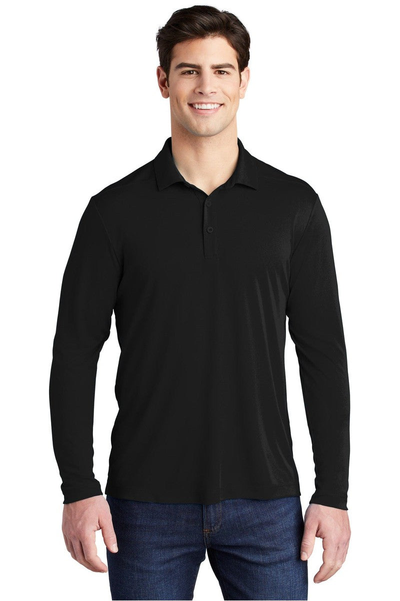 Sport-Tek Polos/Knits XS / Black Sport-Tek ST520LS: Posi-UV Pro Long Sleeve Polo