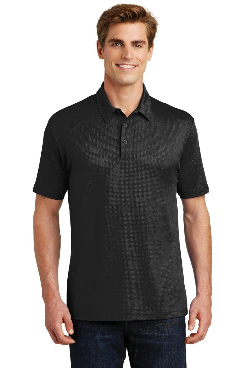 Sport-Tek Polos/Knits XS / Black Sport-Tek ST630: Embossed PosiCharge Tough Polo