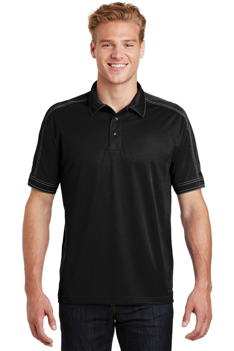 Sport-Tek Polos/Knits XS / Black Sport-Tek ST659: Contrast Stitch Micropique Sport-Wick Polo