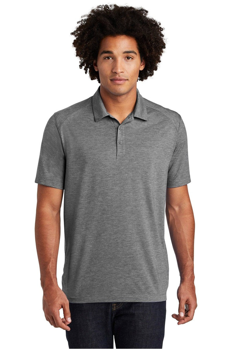 Sport-Tek Polos/Knits XS / Dark Grey Heather Sport-Tek ST405: PosiCharge Tri-Blend Wicking Polo