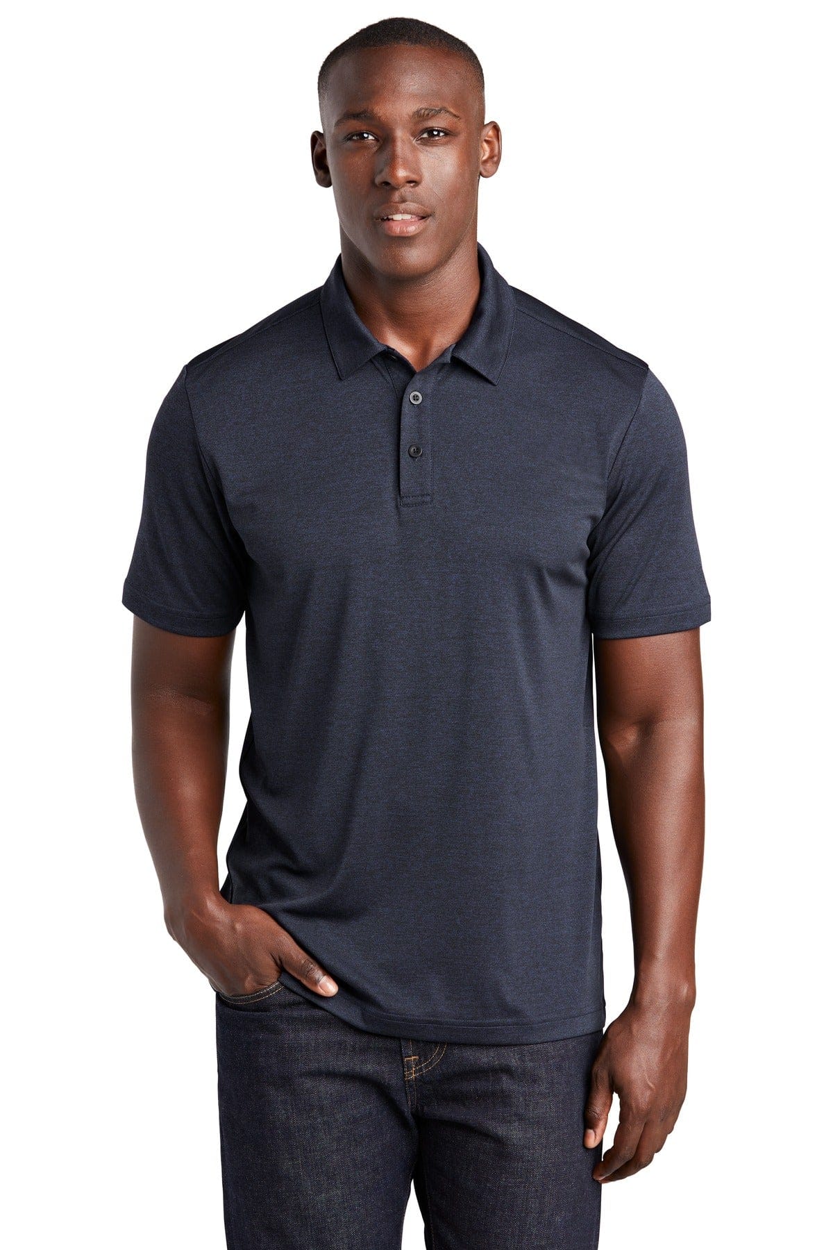 Sport-Tek Polos/Knits XS / Deep Navy Heather Sport-Tek Endeavor Polo: ST467