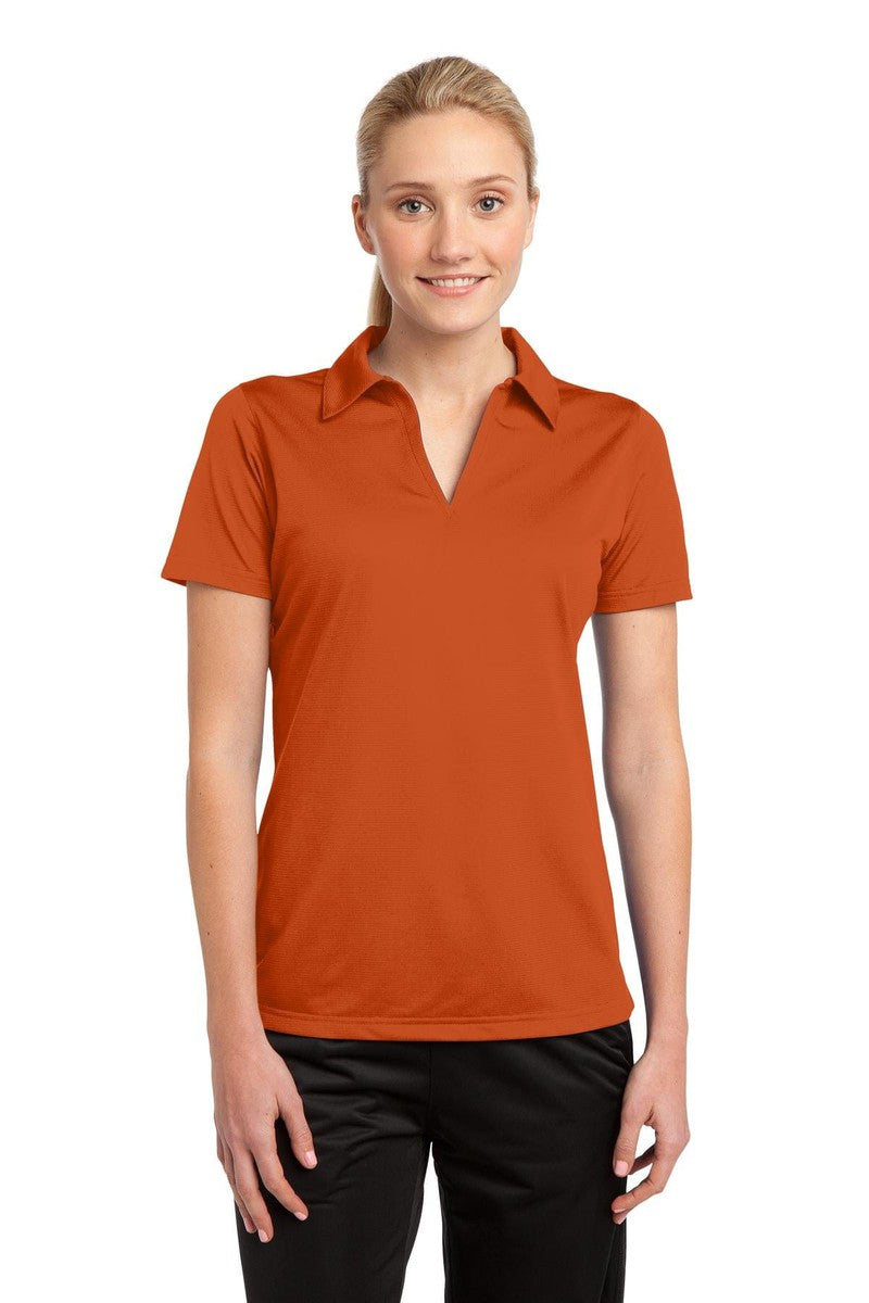 Sport-Tek Polos/Knits XS / Deep Orange Sport-Tek LST690: Ladies PosiCharge Active Textured Polo