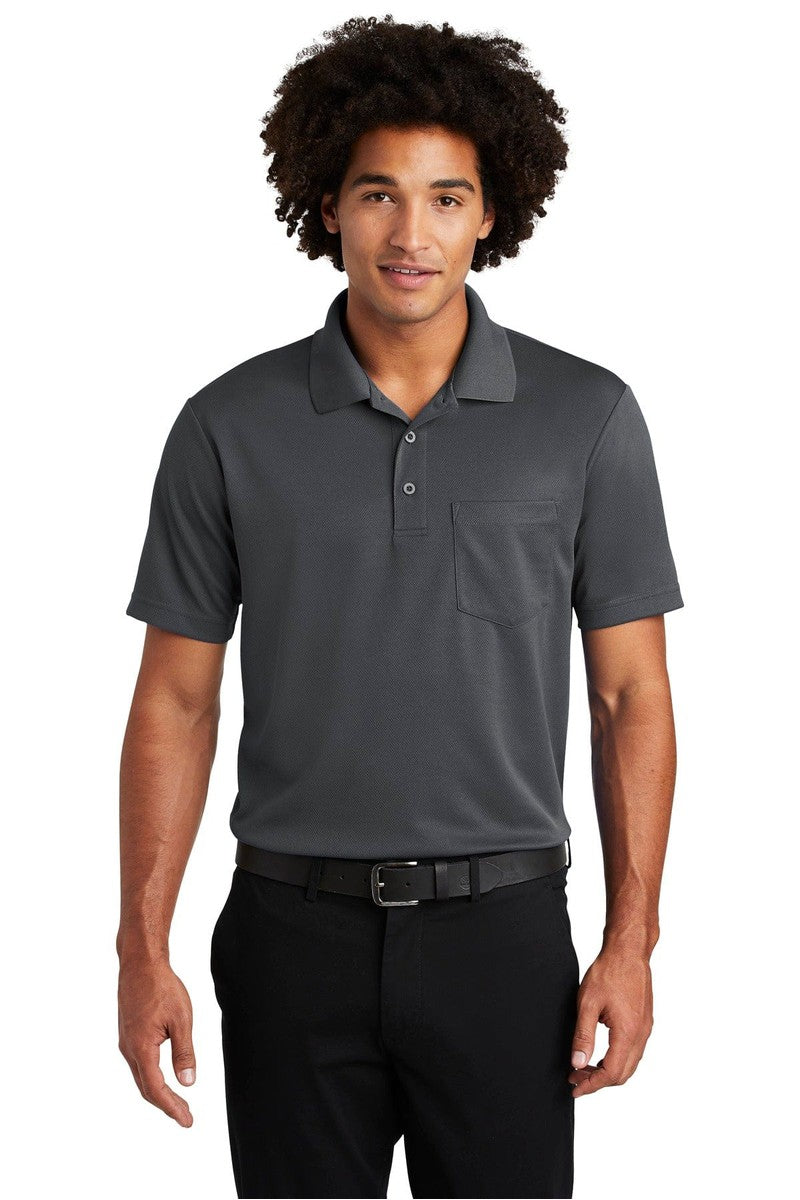 Sport-Tek Polos/Knits XS / Graphite Sport-Tek ST640P: PosiCharge RacerMesh Pocket Polo