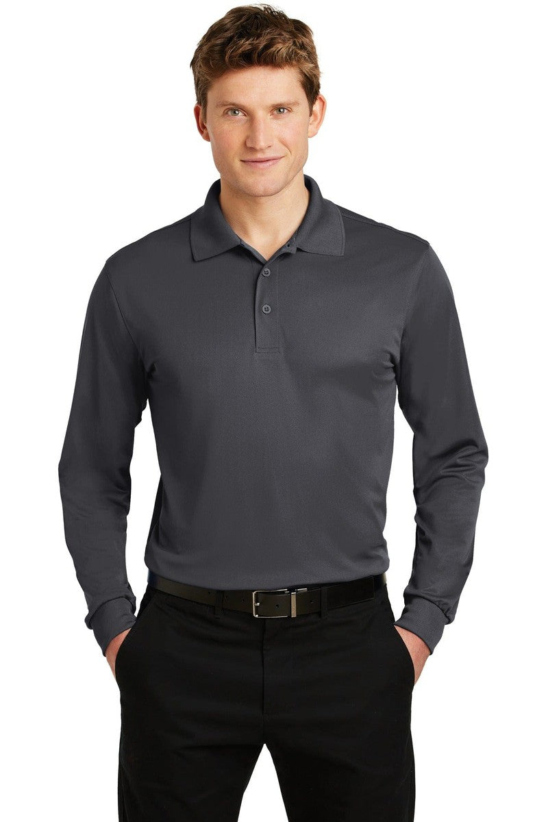 Sport-Tek Polos/Knits XS / Iron Grey Sport-Tek ST657: Long Sleeve Polo