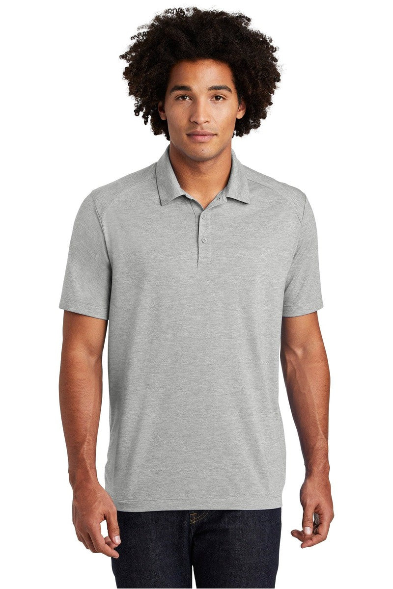 Sport-Tek Polos/Knits XS / Light Grey Heather Sport-Tek ST405: PosiCharge Tri-Blend Wicking Polo