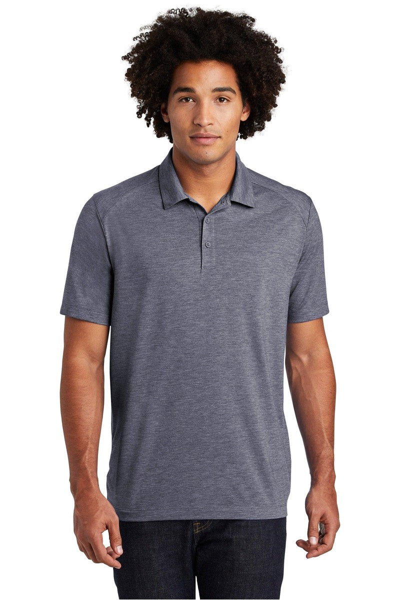 Sport-Tek Polos/Knits XS / True Navy Heather Sport-Tek ST405: PosiCharge Tri-Blend Wicking Polo
