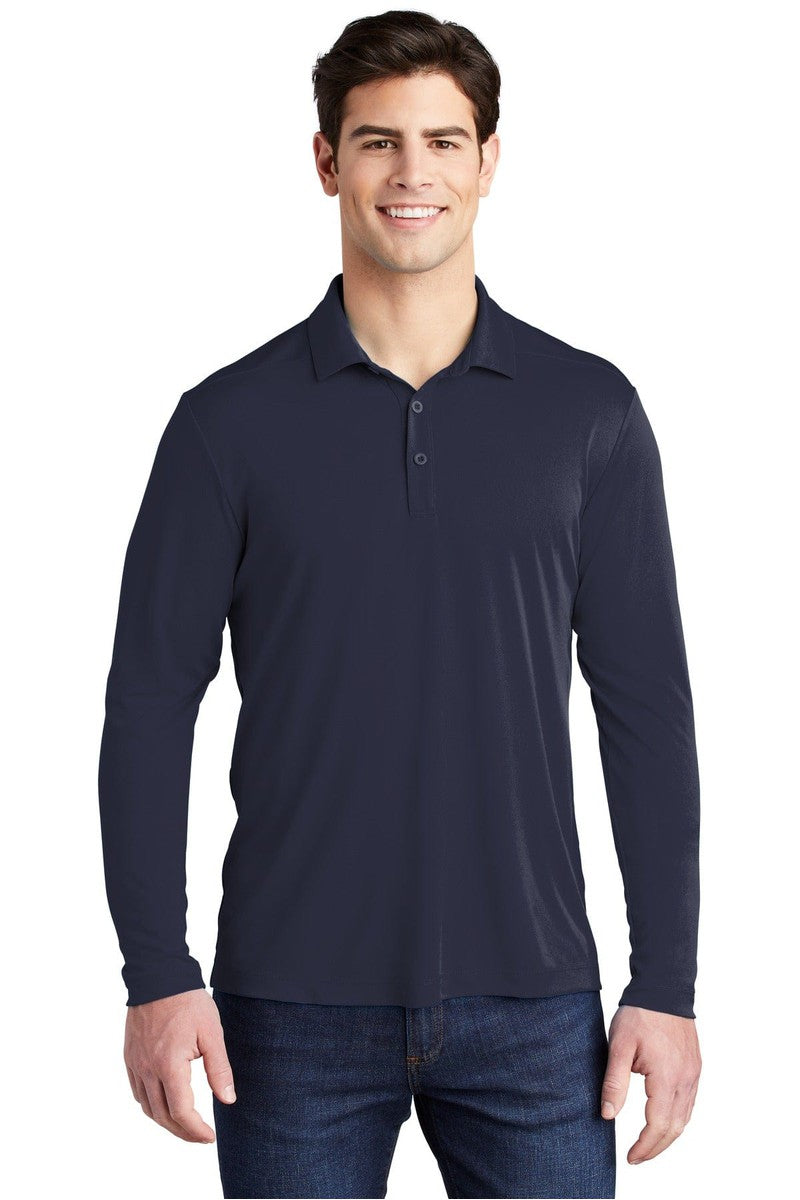 Sport-Tek Polos/Knits XS / True Navy Sport-Tek ST520LS: Posi-UV Pro Long Sleeve Polo