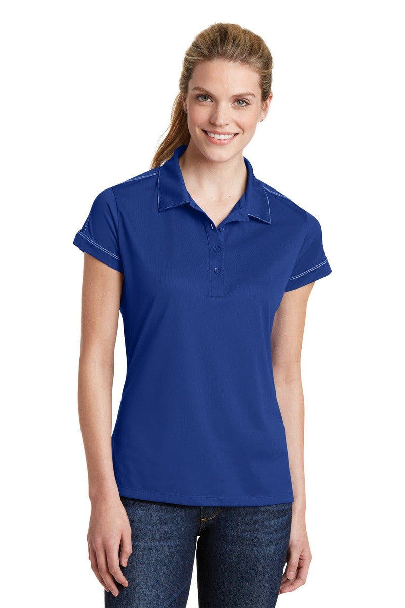 Sport-Tek Polos/Knits XS / True Royal Sport-Tek LST 659: Ladies Contrast Stitch Micropique Sport-Wick Polo