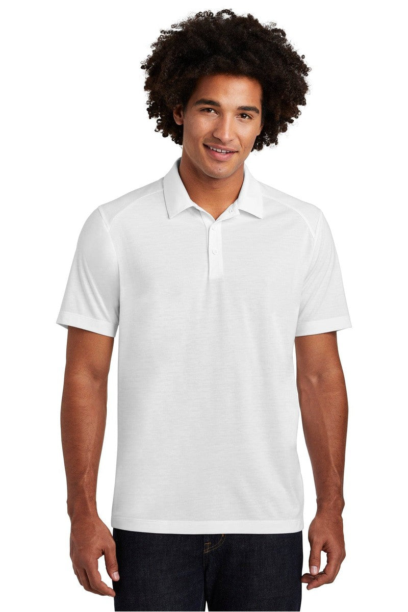 Sport-Tek Polos/Knits XS / White Triad Solid Sport-Tek ST405: PosiCharge Tri-Blend Wicking Polo
