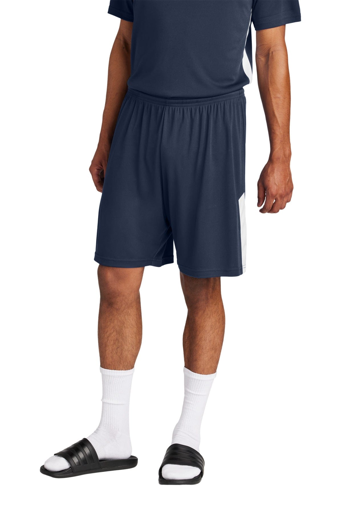 Sport-Tek ® Competitor ™ United 7' Short ST103 in True Navy/ White
