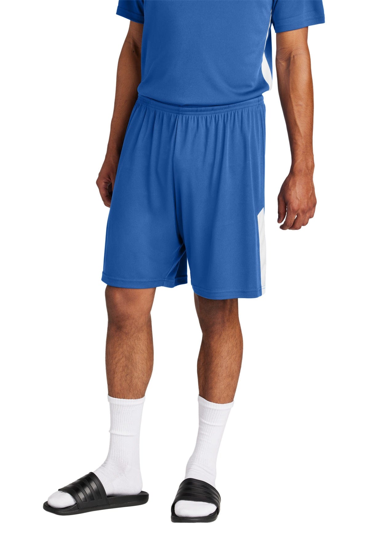 Sport-Tek ® Competitor ™ United 7' Short ST103 in True Royal/ White