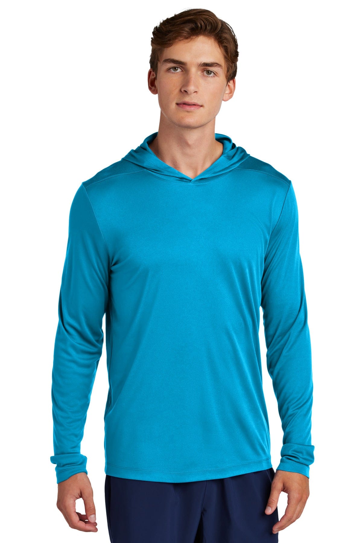 Sport-Tek ® Posi-UV ® Pro Long Sleeve Hoodie ST420LSH in Sapphire