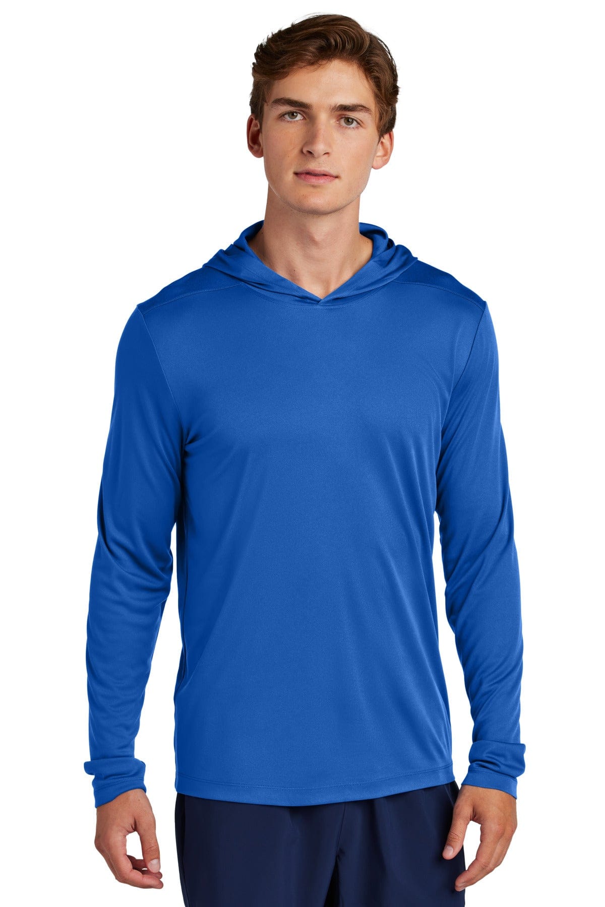Sport-Tek ® Posi-UV ® Pro Long Sleeve Hoodie ST420LSH in True Royal