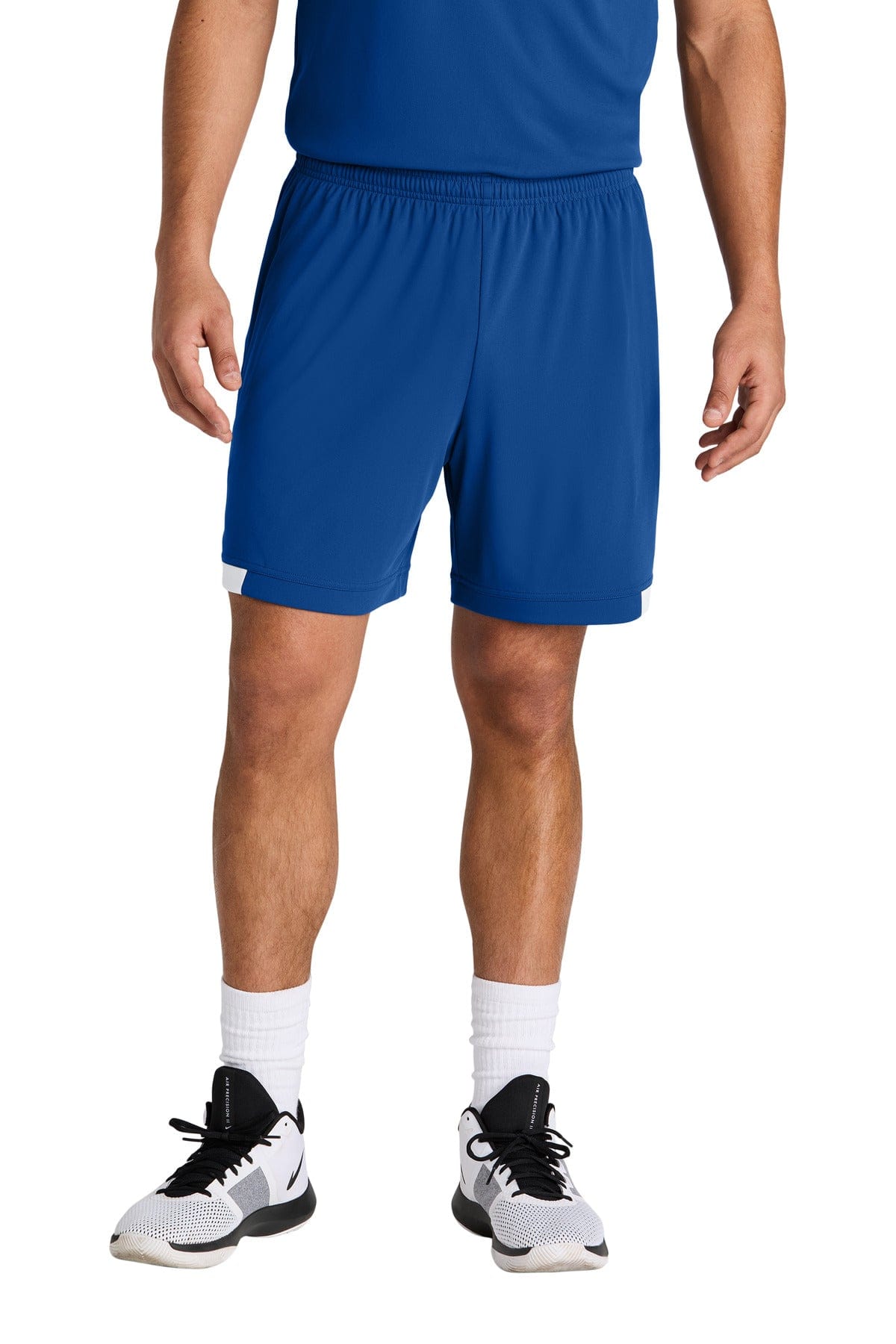 Sport-Tek ® Club 7' Short ST442 in True Royal/ White