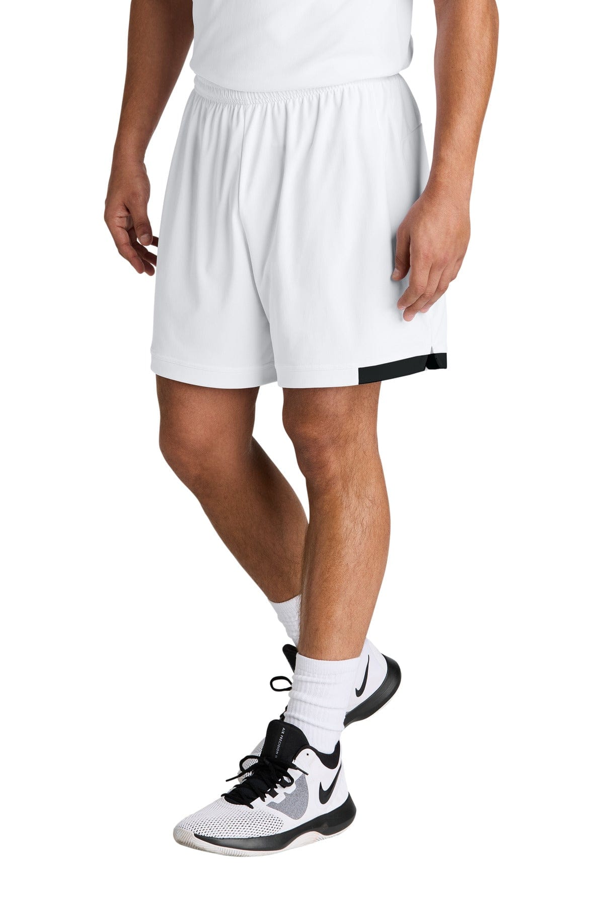 Sport-Tek ® Club 7' Short ST442 in White/ Black
