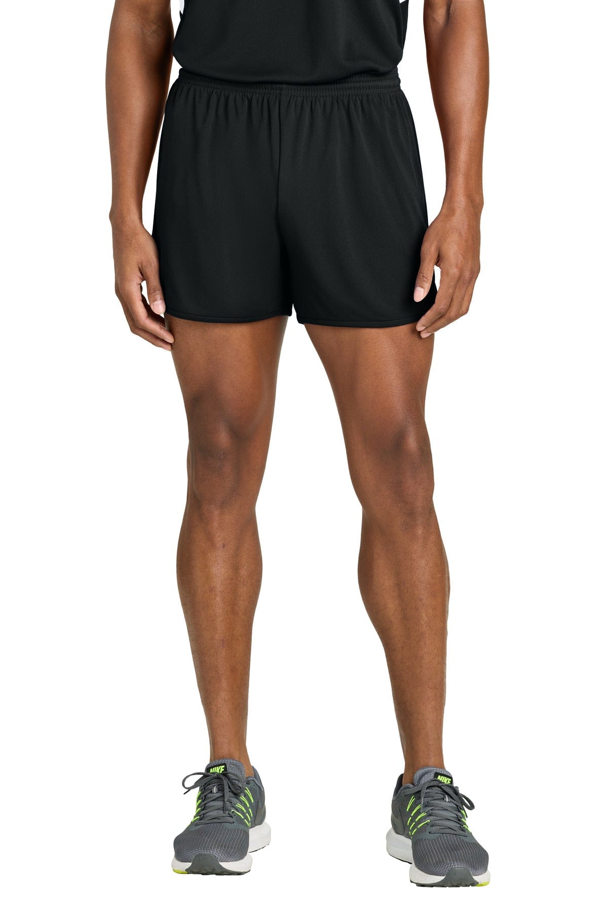 Sport-Tek ST447 Club 4' Track Short in Black