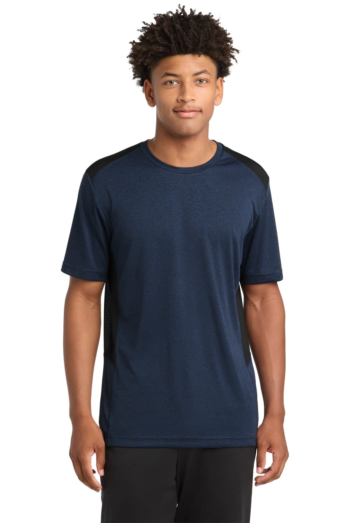 Sport-Tek ST465 XS / Dark Royal Heather/ Black Sport-Tek ST465 Endeavor Tee