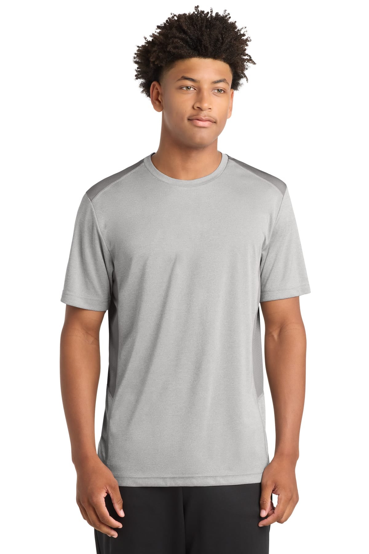 Sport-Tek ST465 XS / Light Grey Heather/ Light Grey Sport-Tek ST465 Endeavor Tee