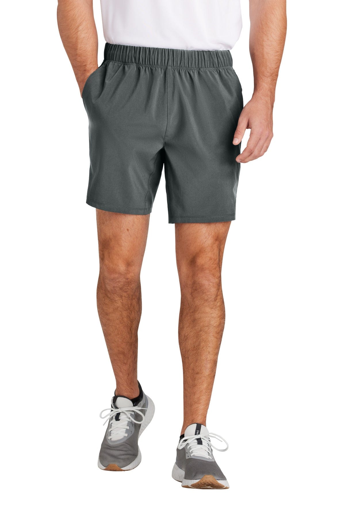 Sport-Tek ST485 Repeat 7-inch Short in Iron Grey
