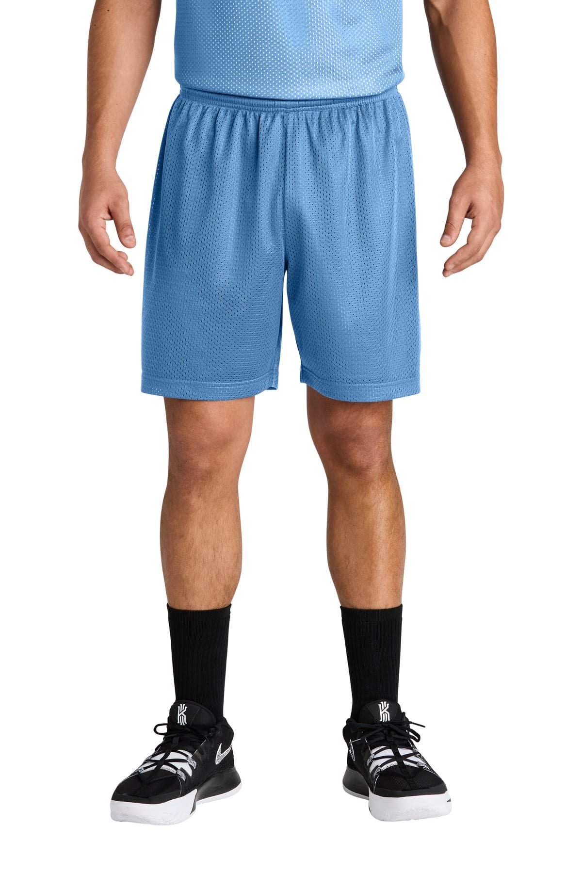 Sport-Tek ST5100 XS / Carolina Blue Sport-Tek ST5100 PosiCharge Mesh 7' Short