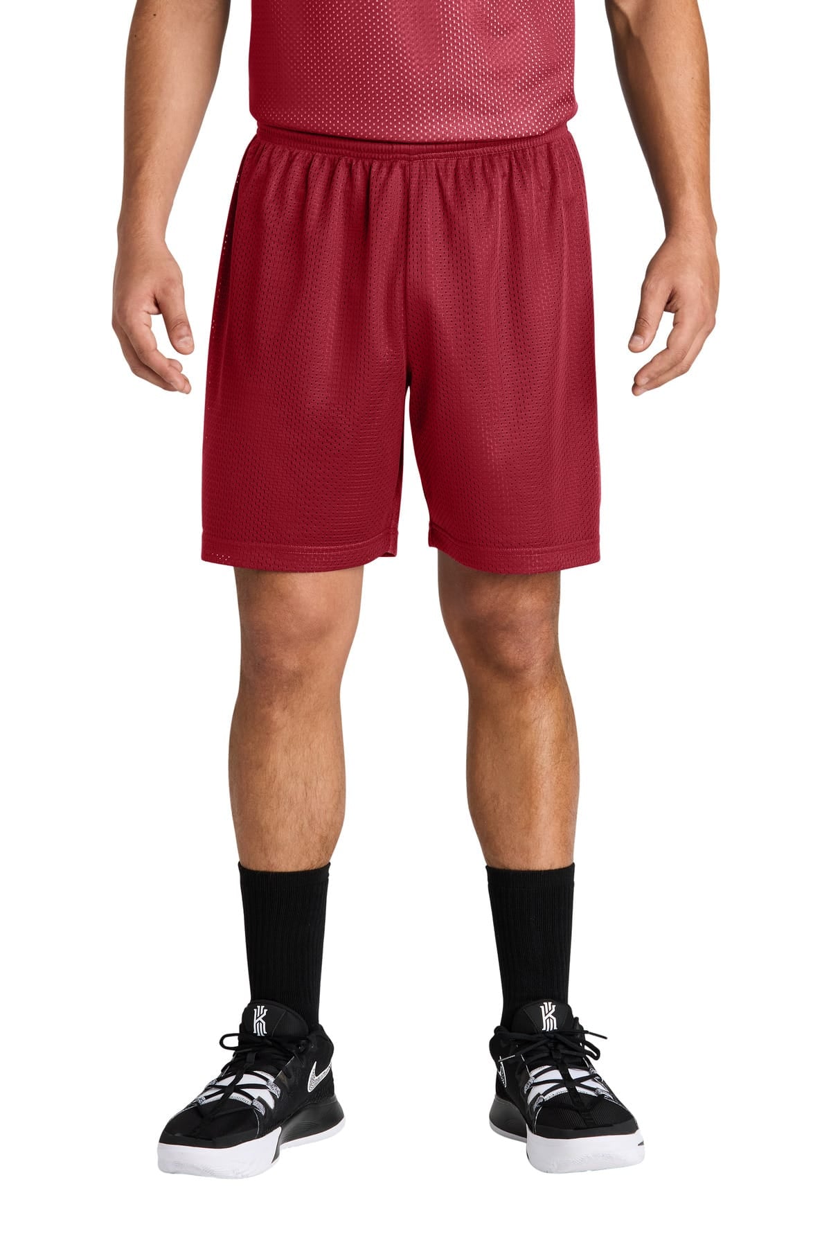 Sport-Tek ST5100 XS / Deep Red Sport-Tek ST5100 PosiCharge Mesh 7' Short