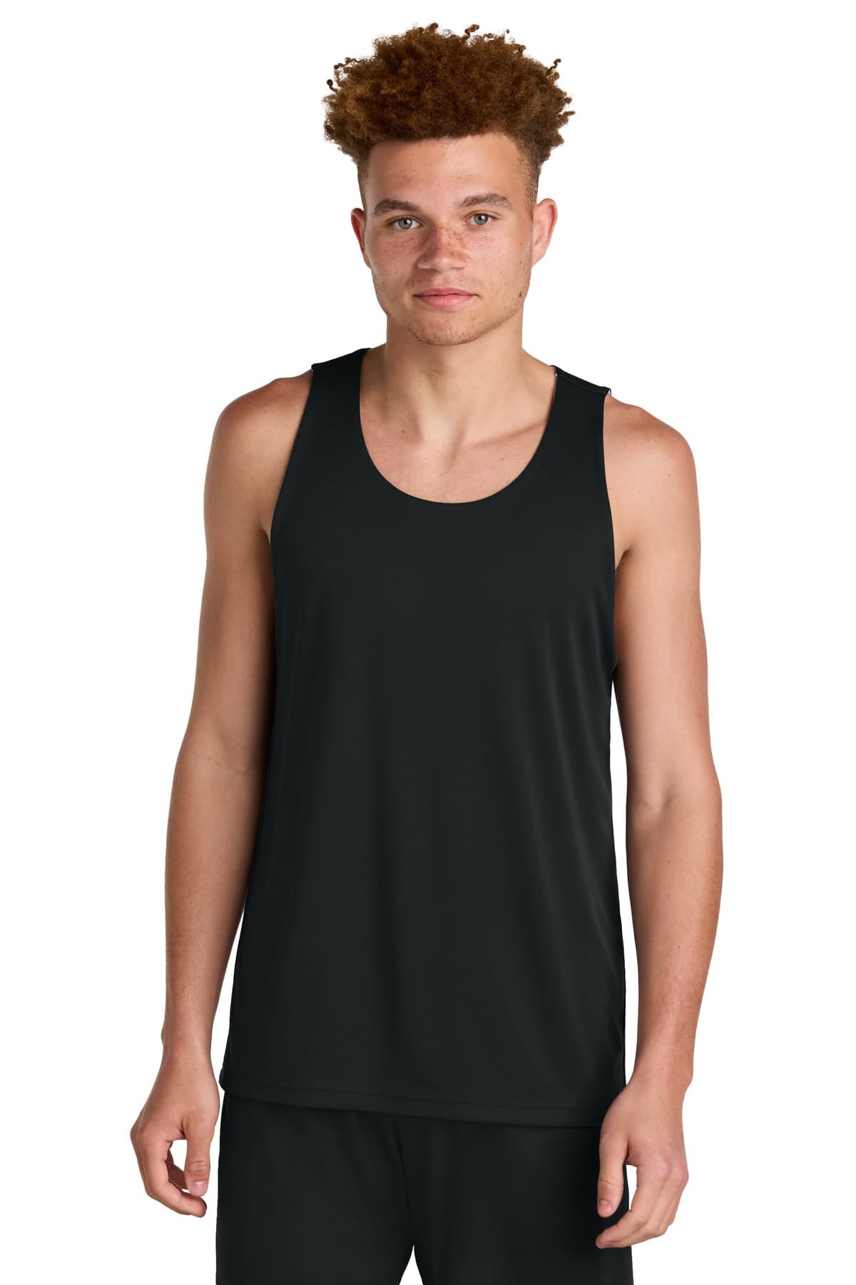 Sport-Tek ST551 XS / Black/ White Sport-Tek ST551 PosiCharge Competitor Rev Tank