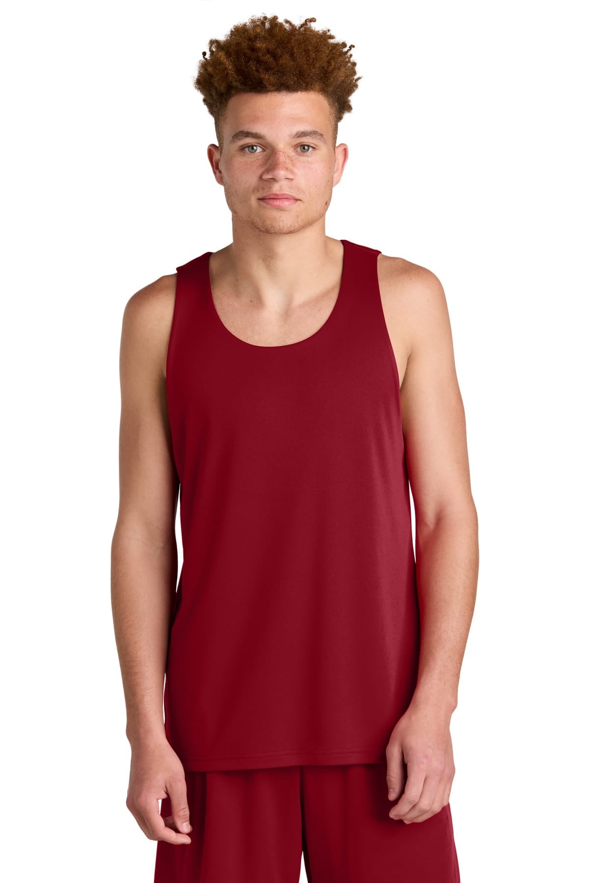 Sport-Tek ST551 XS / Deep Red/ Black Sport-Tek ST551 PosiCharge Competitor Rev Tank
