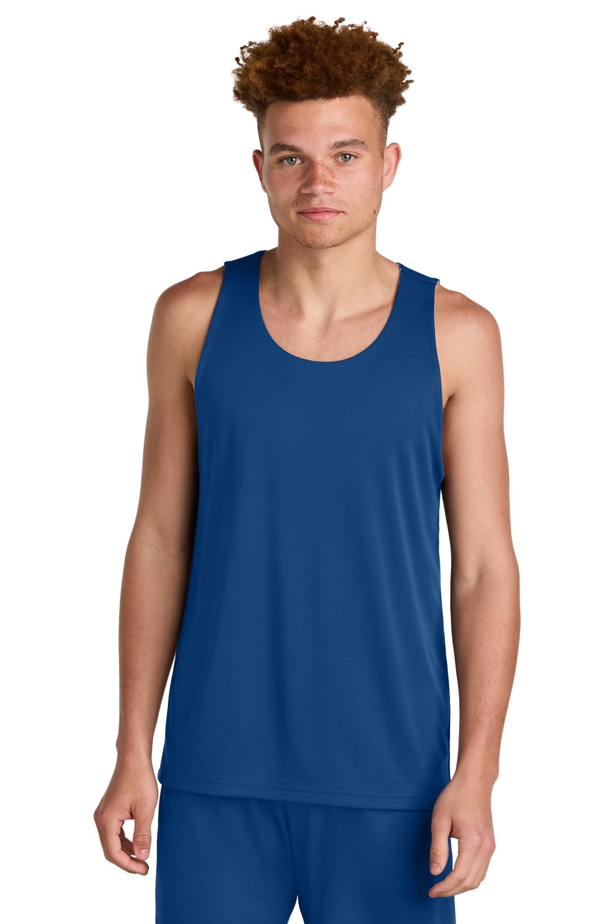 Sport-Tek ST551 XS / True Royal/ White Sport-Tek ST551 PosiCharge Competitor Rev Tank