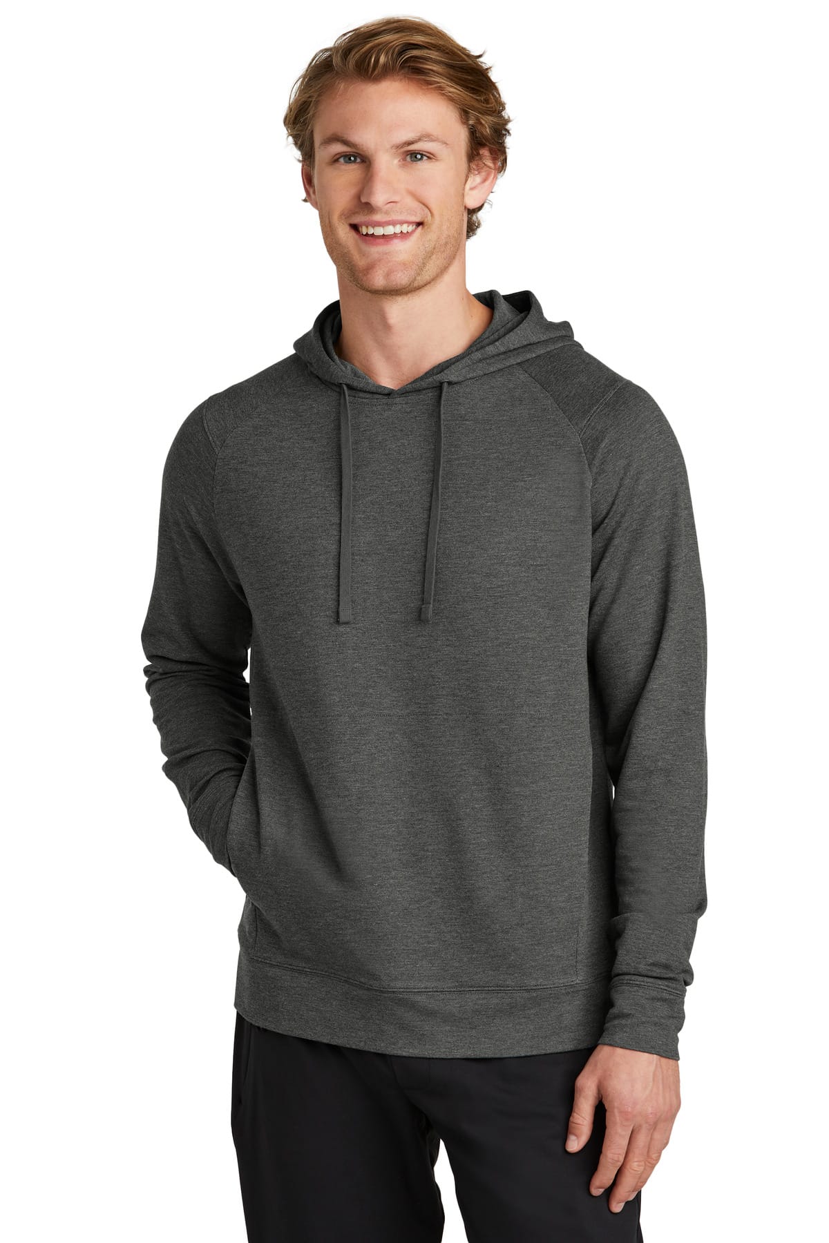 Sport-Tek ST562 XS / Dark Grey Heather Sport-Tek ST562 Sport-Wick Flex Fleece Pullover Hoodie