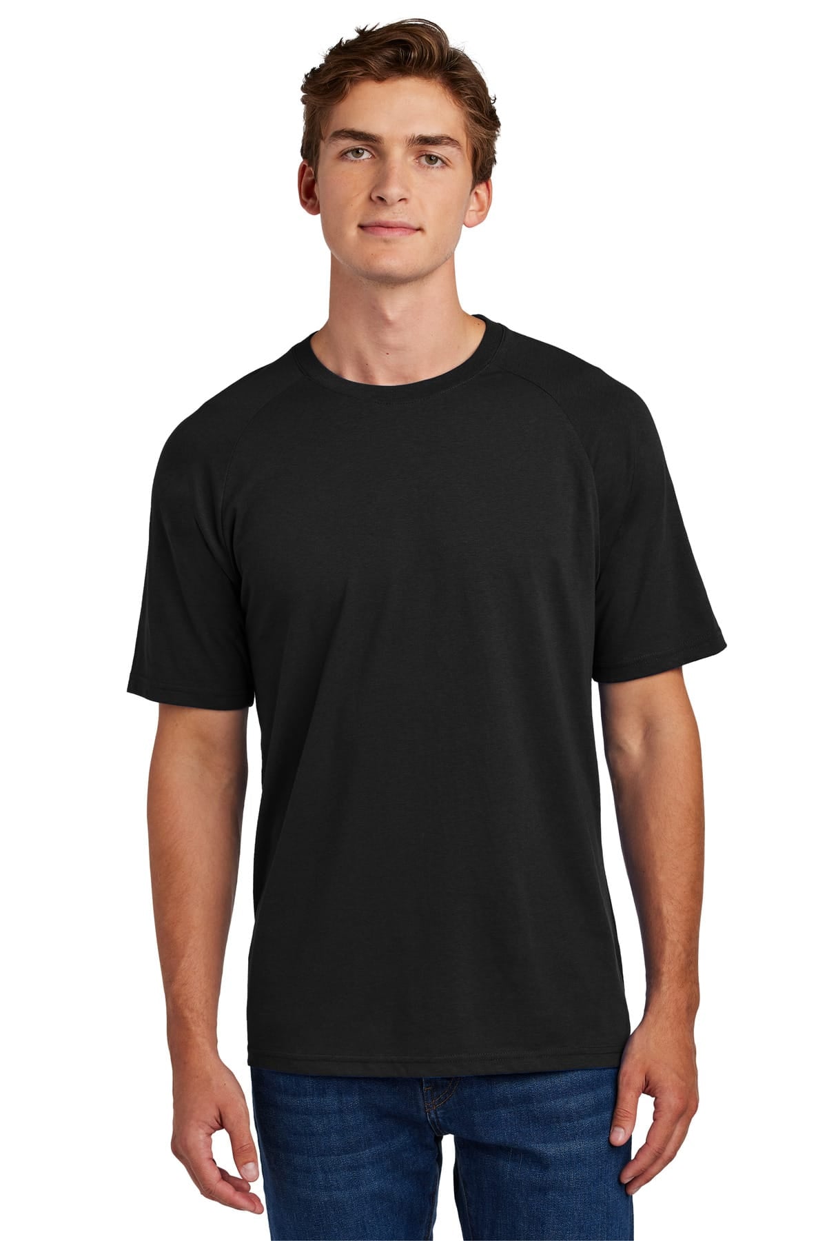 Sport-Tek ST6040 XS / Black Sport-Tek ST6040 Halftime Raglan Tee