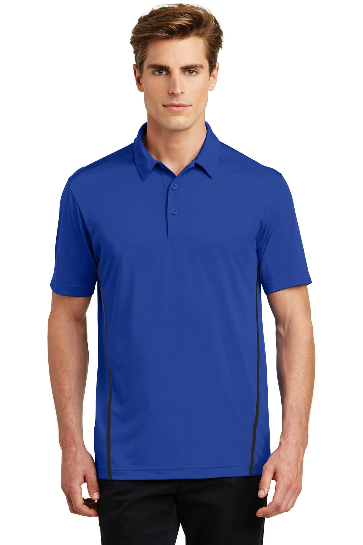 Sport-Tek ST620 XS / True Royal/ Black Sport-Tek ST620 Contrast PosiCharge Tough Polo