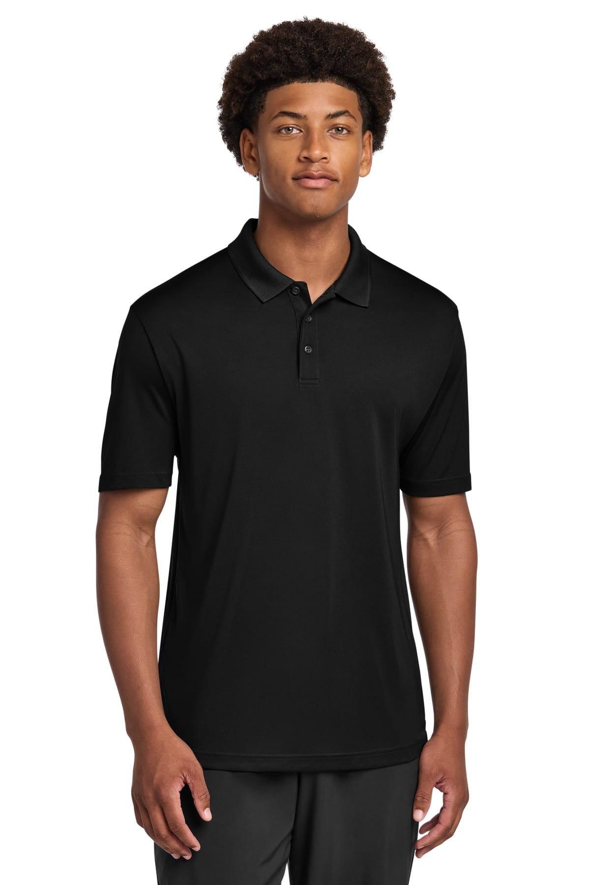 Sport-Tek ST725 XS / Black Sport-Tek ST725 PosiCharge Re-Compete Polo