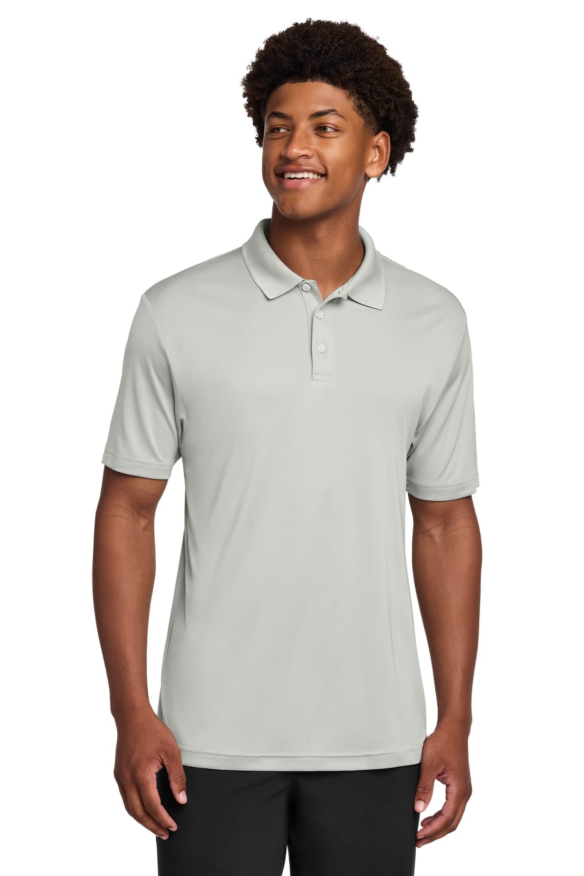 Sport-Tek ST725 XS / Silver Sport-Tek ST725 PosiCharge Re-Compete Polo