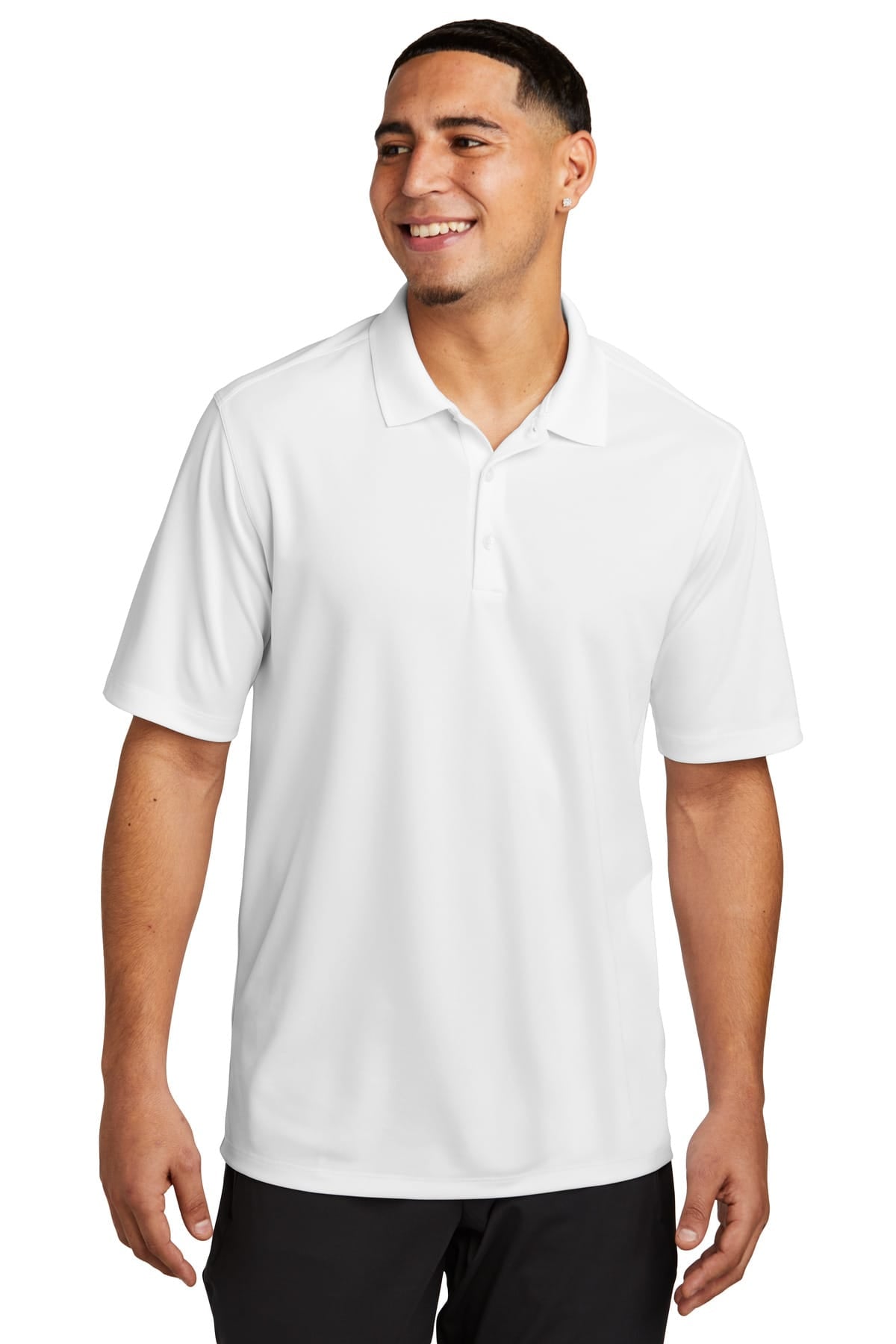 Sport-Tek ST740 XS / White Sport-Tek ST740 UV Micropique Polo