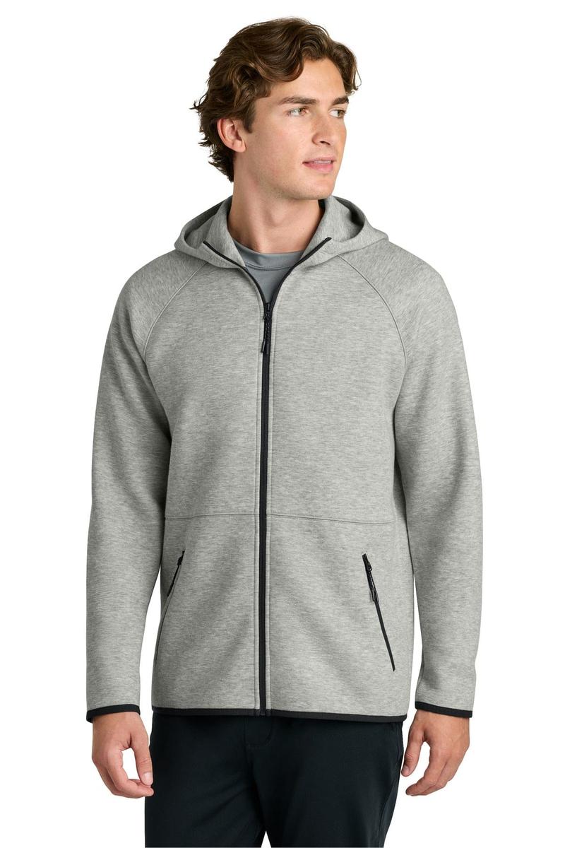 Sport-Tek Phenom Full-Zip Hoodie ST840 in Athletic Heather