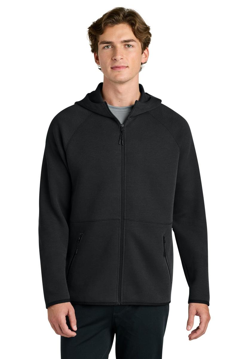 Sport-Tek Phenom Full-Zip Hoodie ST840 in Black