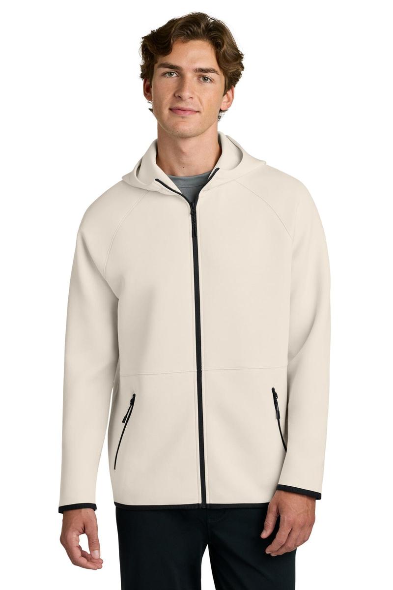 Sport-Tek Phenom Full-Zip Hoodie ST840 in Ecru