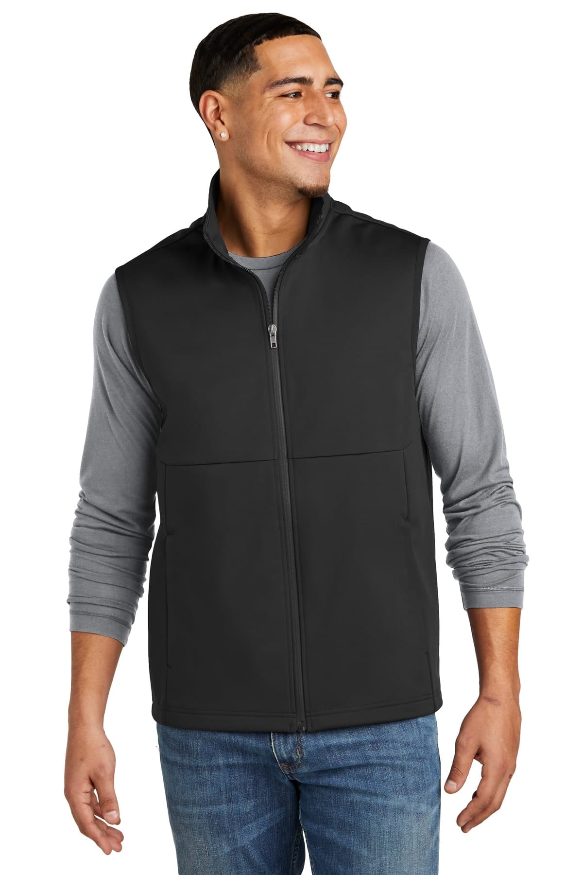 Sport-Tek ST981 XS / Deep Black Sport-Tek ST981 Soft Shell Vest