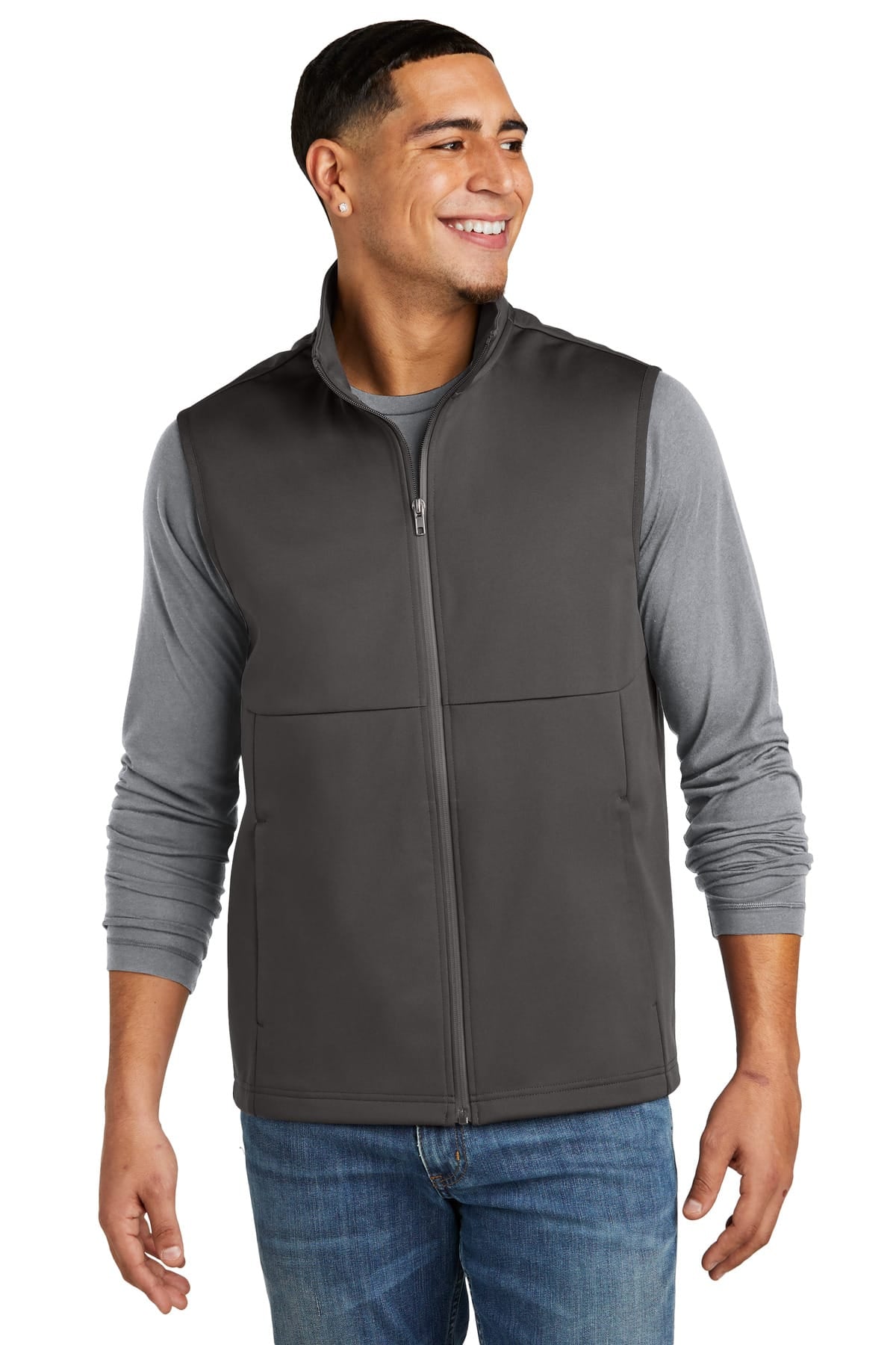 Sport-Tek ST981 XS / Graphite Sport-Tek ST981 Soft Shell Vest